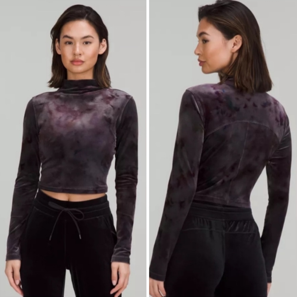 NWT Lululemon All Aligned Mock Neck, Velour, Size 4